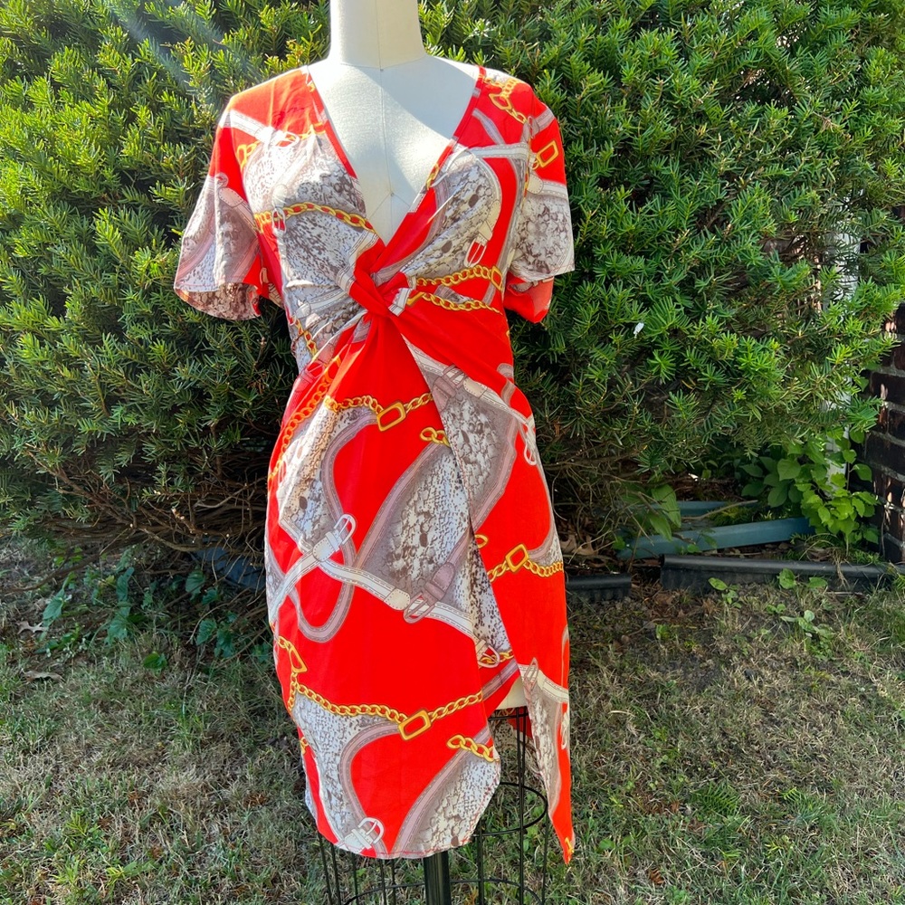 Orange dress